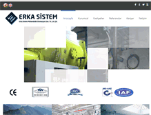 Tablet Screenshot of erkasistem.com